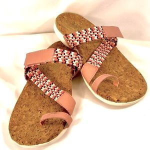 NWOB Orthotic Pink Strappy Spenco Island Sandal | Sz 8.5W |